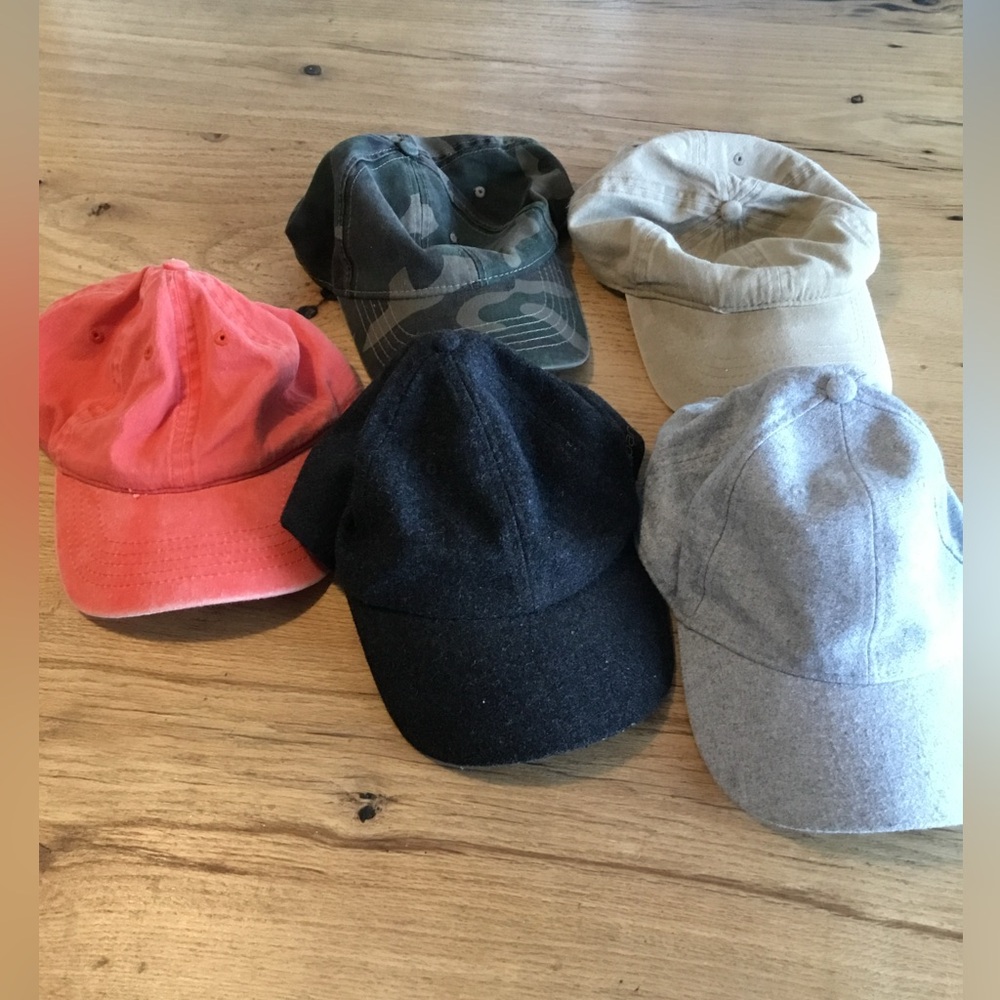 Five Baseball Hats Various brands and colors materials and styles Women’s Prelov